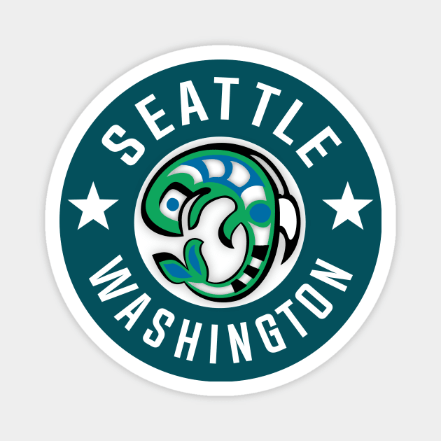 Seattle Washington Magnet by SeattleDesignCompany